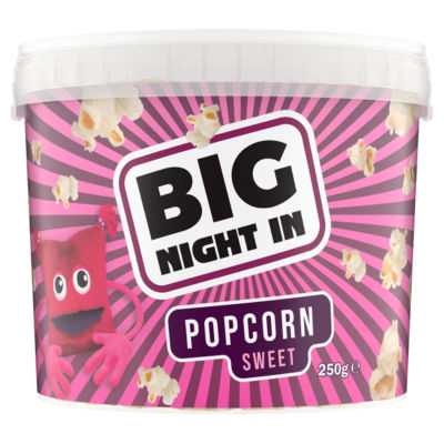 Big Night In sweet popcorn 250g, UK version