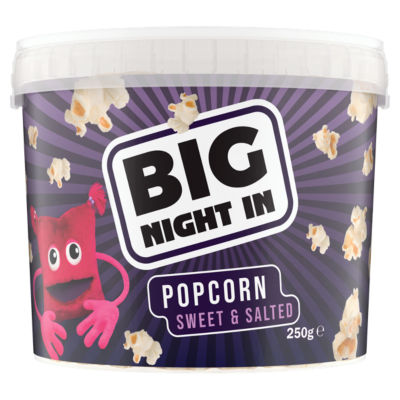 Big Night In sweet & salted popcorn 250g (British brand)