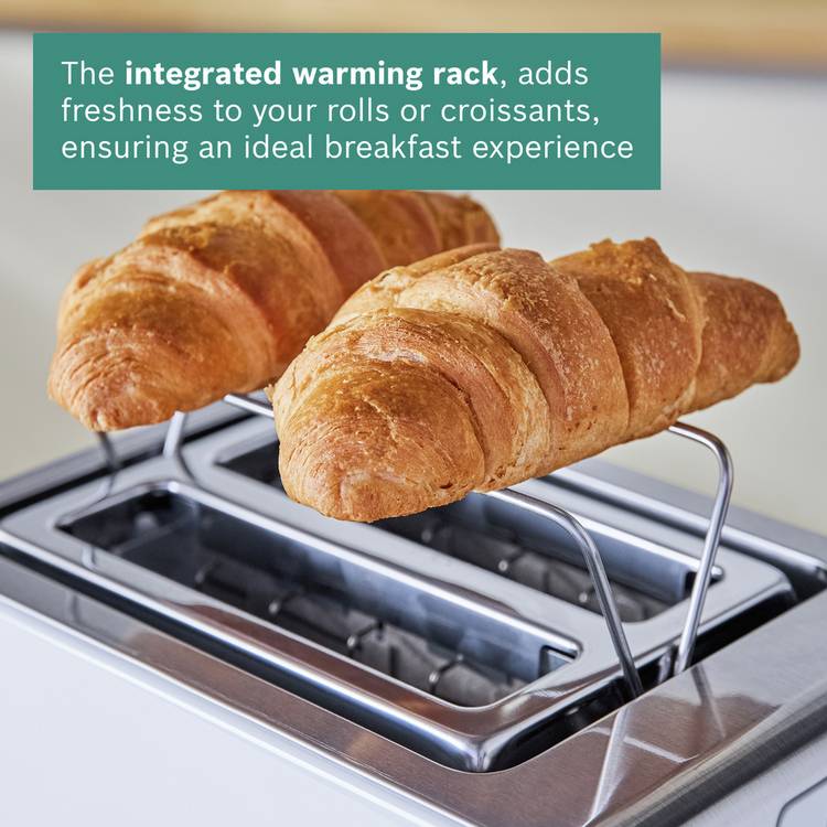 Bosch toaster white 2-slice, imported from the UK