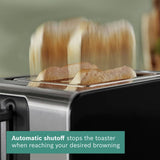Bosch Sky Styline 2 slice toaster, imported from the UK