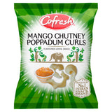Cofresh Mango Chutney Poppadum Curls 80g, imported from the UK