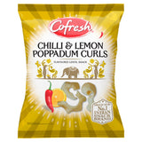 Cofresh Poppadum Curls Chilli Lemon flavour 80g, UK version