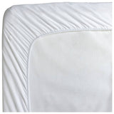 Home Essentials brushed white fitted sheet single - British product