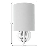 Argos Home Candelabra steel wall light chrome and grey - British product
