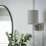 Argos Home Candelabra steel wall light chrome and grey - British product