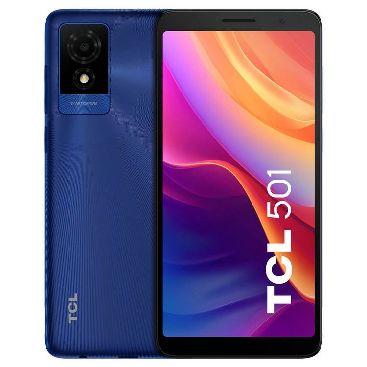 TCL 501 32GB mobile phone in Blue - British product