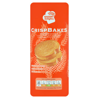 Bakery Delights crispbread snacks 125g - British product