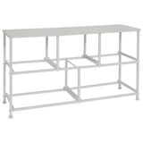 Liberty House white fabric 5-drawer box unit - British product