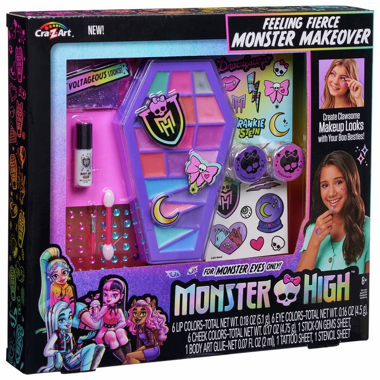 Monster High Feeling Fierce Makeover kit, imported from the UK