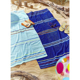 Catherine Lansfield beach towel 2-pack navy and blue, UK version