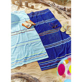 Catherine Lansfield beach towel 2-pack navy and blue, UK version