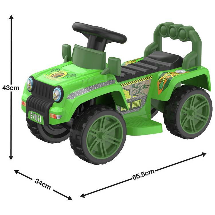 Evo Electric 4x4 Jurassic 6V ride on toy (British brand)