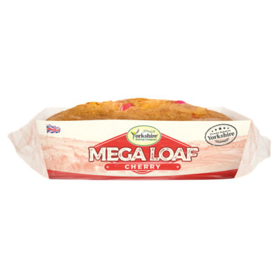 Yorkshire Baking Company cherry Mega Loaf cake - UK version