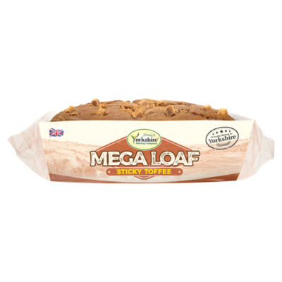 Yorkshire Baking Company sticky toffee mega loaf cake, UK version