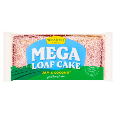 Yorkshire Baking Company Jam & Coconut Mega Loaf (British brand)