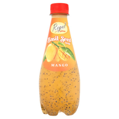 Regal Siprus Mango Basil Seed Drink 320ml, imported from the UK