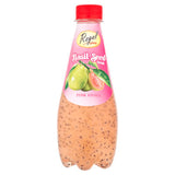Regal basil seed drink pink guava 320ml, imported from the UK