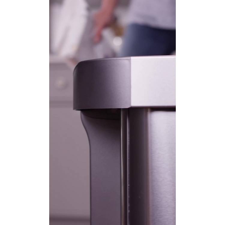 Simplehuman pedal bin brushed steel 45 litre, UK version