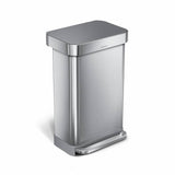 Simplehuman pedal bin brushed steel 45 litre, UK version