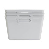 Argos Home storage boxes grey set of three 11L (British brand)