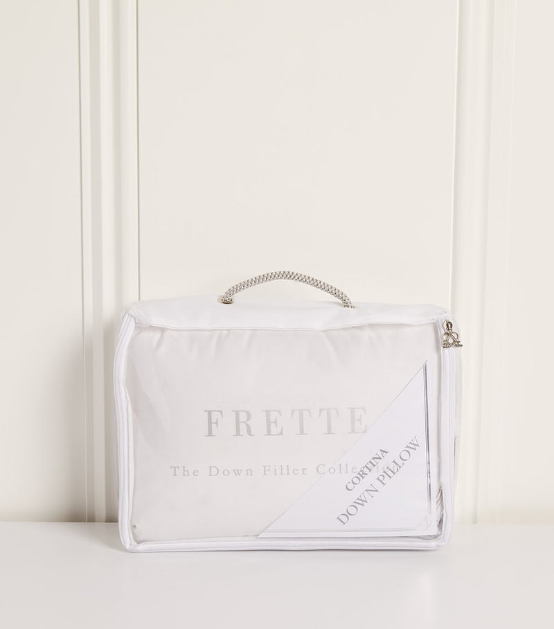 Frette Cortina down pillow medium firm 30x40cm - British product