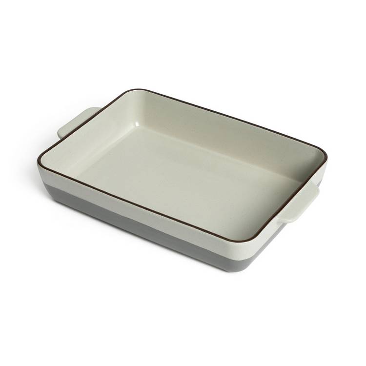 Habitat ceramic roaster speckle 29cm, imported from the UK