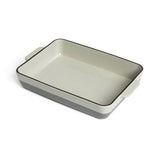 Habitat ceramic roaster speckle 29cm, imported from the UK