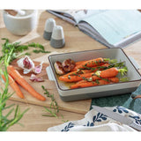 Habitat ceramic roaster speckle 29cm, imported from the UK