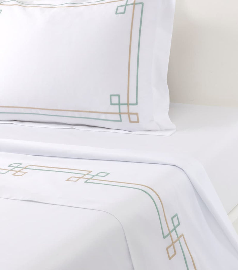 Yves Delorme Villa super king flat sheet 270x295cm (British brand)