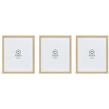 Habitat oak effect picture frames set of 3 (British brand)