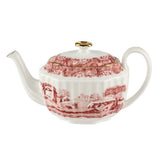 fortnum Spode 1770 Italian Small Teapot Cranberry 565ml- Buy online at McGrocer