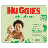 Huggies Natural Care Baby Wipes 4 Pack, UK version