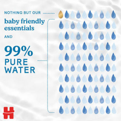 Huggies Pure Extra Care Sensitive baby wipes 48 pack - British product