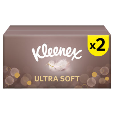 Kleenex Ultra Soft tissues twin box, UK version