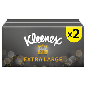 Kleenex Extra Large Tissues Twin Pack Boxed Tissues