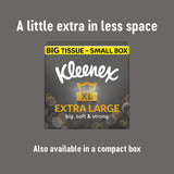 Kleenex extra large tissues twin pack, UK version