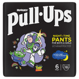 ASDA Huggies Pull-Ups Night Time Nappies for Boys & Girls Size 6 15kg+ (18 Pack)- Buy online at McGrocer