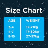 Huggies DryNites 16 Pyjama Pants for Little Kids Age 3-4 12-21kg