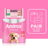 Andrex Fresh Sensitive wipes 4x30, UK version