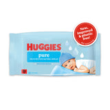 ASDA Huggies Pure Plastic Free Baby Wipes 48 wipes- Buy online at McGrocer