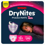 ASDA Huggies DryNites Girls Pyjama Pants for Bedwetting 13+ Yrs 48-60kg MEGA Pack 20 Pants- Buy online at McGrocer