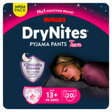 Huggies DryNites girls pyjama pants 13+ years 48-60kg 20 pack, UK version