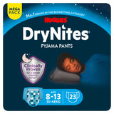 ASDA Huggies DryNites Bedwetting Pyjama Nappy Pants for Boys Mega Pack (Age 8-13, 23 Pants)- Buy online at McGrocer