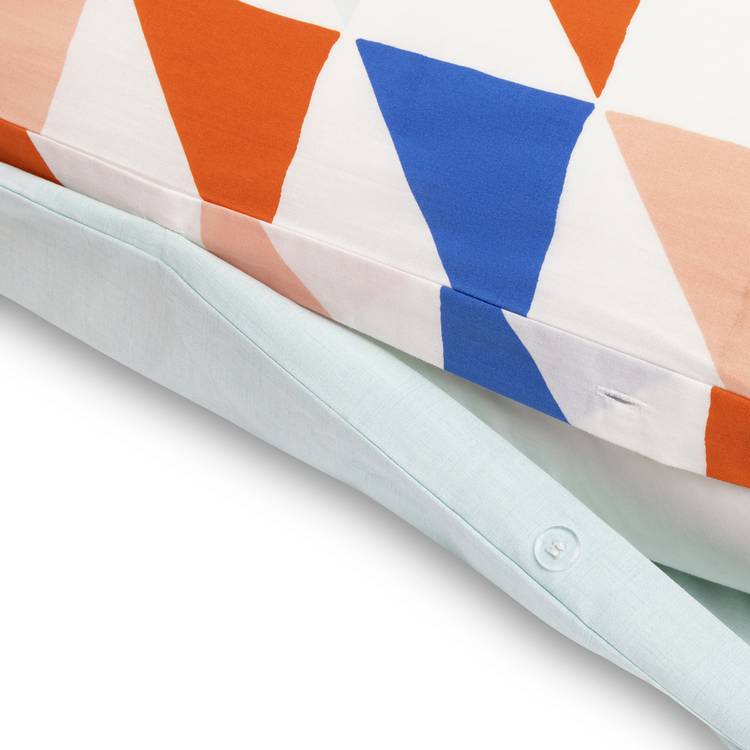 Habitat triangle print bedding set single (British brand)