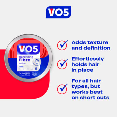 VO5 thickening fibre matt finish 72g, UK version