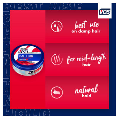 VO5 thickening fibre matt finish 72g, UK version