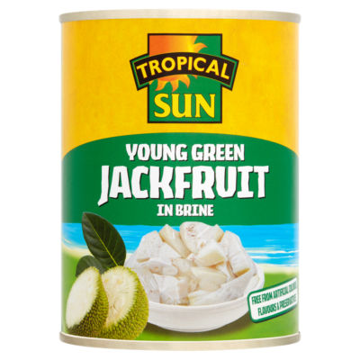 Tropical Sun young green jackfruit in brine 560g, UK version