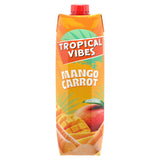 Tropical Vibes mango carrot fruit drink 1L (British brand)
