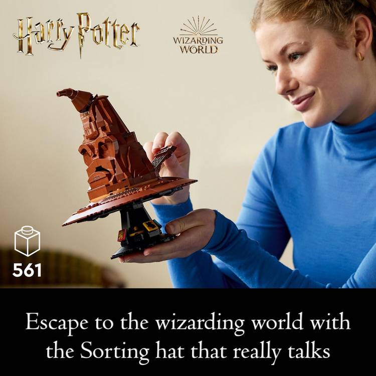 LEGO Harry Potter Talking Sorting Hat 561 pieces (British brand)