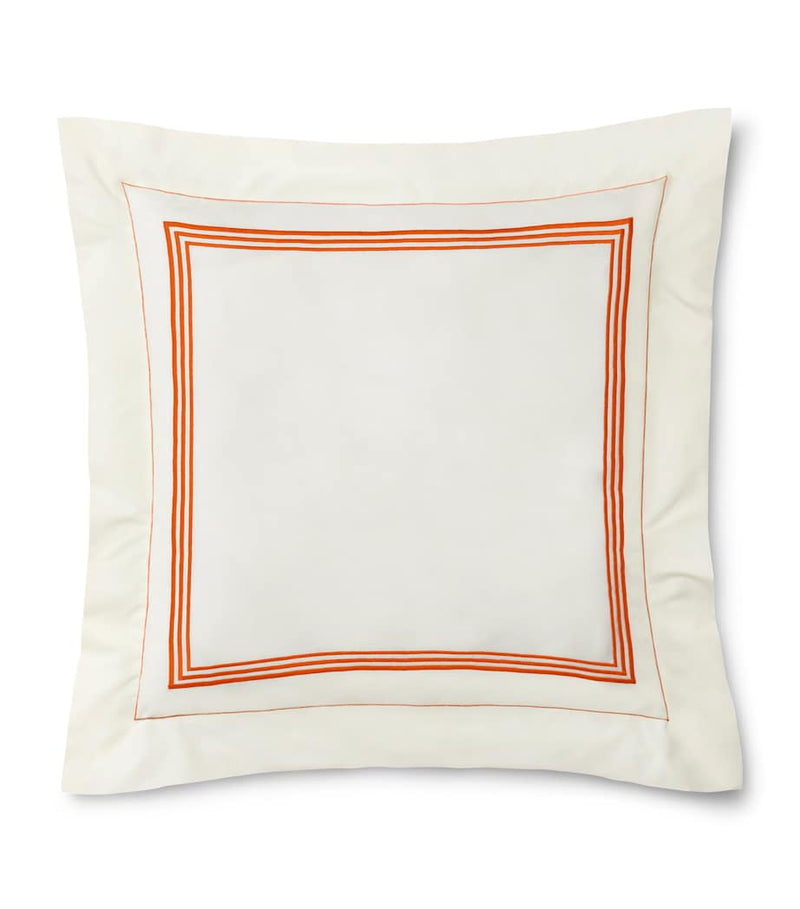 Pratesi Tre Righe square pillowcase 65cm (British brand)